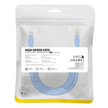 Заредете изображение във визуализатора на галерията – Baseus High Speed ​​Cat 6 RJ-45 1000Mb/s Ethernet cable 5m round - blue
