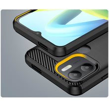 Заредете изображение във визуализатора на галерията – Carbon Case case for Xiaomi Redmi A1+ flexible silicone carbon cover black
