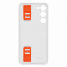 Заредете изображение във визуализатора на галерията – Samsung Silicone Grip Cover Case for Samsung Galaxy S23+ silicone case with wrist strap white (EF-GS916TWEGWW)
