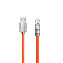 Заредете изображение във визуализатора на галерията – Dudao 30W USB to Lightning charging cable 180° Rotation 1 m
