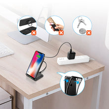 Заредете изображение във визуализатора на галерията – Choetech Qi wireless charger stand 10W stand black (T524-S)
