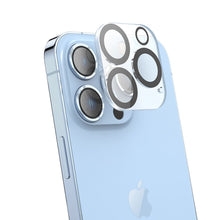 Заредете изображение във визуализатора на галерията – Hoco camera lens tempered glass for iphone 13 / 13 mini black (g13) 25pcs/set - TopMag
