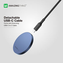 Заредете изображение във визуализатора на галерията – Amazing Thing Induction charger Magsafe Thunder Pro TP16MBU - 15W with Type C to Type C cable blue
