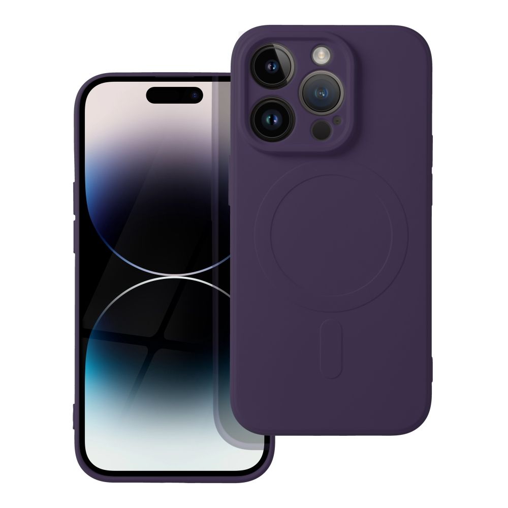 Mag cover гръб за iphone 14 pro dark purple - TopMag
