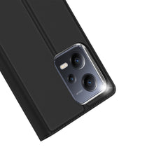Заредете изображение във визуализатора на галерията – Dux Ducis Skin Pro Case For Xiaomi Redmi Note 12 5G / Poco X5 5G Cover Flip Card Wallet Stand Black
