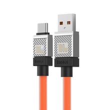 Заредете изображение във визуализатора на галерията – BASEUS cabel USB to Type C CoolPlay Fast Charging 100W 2m orange CAKW000707
