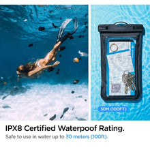 Заредете изображение във визуализатора на галерията – Spigen a601 universal waterproof case black - TopMag
