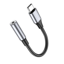 Заредете изображение във визуализатора на галерията – Borofone Adapter BV16 - Type C to jack 3,5mm - black
