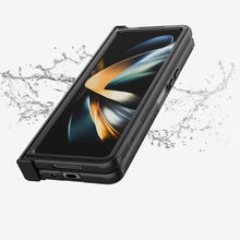 Заредете изображение във визуализатора на галерията – Nillkin CamShield Pro Case (simple) for Samsung Galaxy Z Fold 4 cover with camera cover dark green
