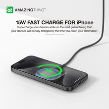 Заредете изображение във визуализатора на галерията – Amazing Thing Induction charger Magsafe Thunder Pro TP16MBK - 15W with Type C to Type C cable black
