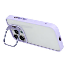 Заредете изображение във визуализатора на галерията – Tel Protect Kickstand case + camera glass (lens) for Iphone 12 light purple
