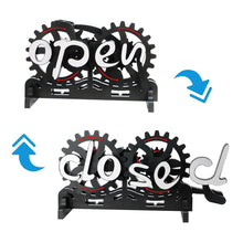 Заредете изображение във визуализатора на галерията – Mechanical open-closed signboard black
