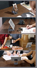 Заредете изображение във визуализатора на галерията – Ugreen metal aluminum folding phone holder tablet gray (LP263 80708)
