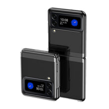 Заредете изображение във визуализатора на галерията – Plating Case case for Samsung Galaxy Z Flip 4 cover with a metallic frame black
