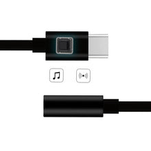 Заредете изображение във визуализатора на галерията – Adapter USB Type C to audio jack 3.5 mini jack black - TopMag
