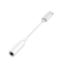 Заредете изображение във визуализатора на галерията – Adapter from USB Type C to audio 3.5 mini jack white - TopMag
