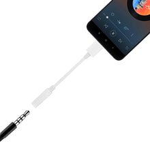 Заредете изображение във визуализатора на галерията – Adapter from USB Type C to audio 3.5 mini jack white - TopMag

