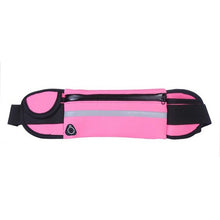 Заредете изображение във визуализатора на галерията – Ultimate Running Belt with bottle holder and headphone outlet rose - TopMag
