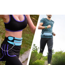 Заредете изображение във визуализатора на галерията – Ultimate Running Belt with bottle holder and headphone outlet rose - TopMag
