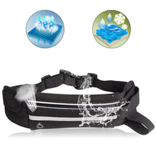 Заредете изображение във визуализатора на галерията – Ultimate Running Belt with bottle holder and headphone outlet rose - TopMag
