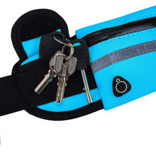 Заредете изображение във визуализатора на галерията – Ultimate Running Belt with bottle holder and headphone outlet rose - TopMag
