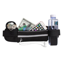 Заредете изображение във визуализатора на галерията – Ultimate Running Belt with bottle holder and headphone outlet rose - TopMag
