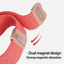 Заредете изображение във визуализатора на галерията – DUX DUCIS Mixture Pro - stretchable braided strap for Apple Watch 38/40/41mm guava
