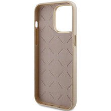 Заредете изображение във визуализатора на галерията – Guess Glitter Glossy Script case for iPhone 15 Pro Max - gold
