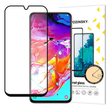 Заредете изображение във визуализатора на галерията – Wozinsky Tempered Glass Full Glue Super Tough Screen Protector Full Coveraged with Frame Case Friendly for Samsung Galaxy A70 black - TopMag
