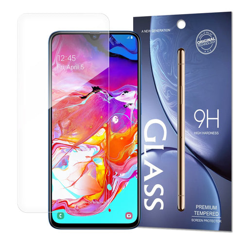 Tempered Glass 9H screen protector for Samsung Galaxy A70 (packaging - envelope) - TopMag