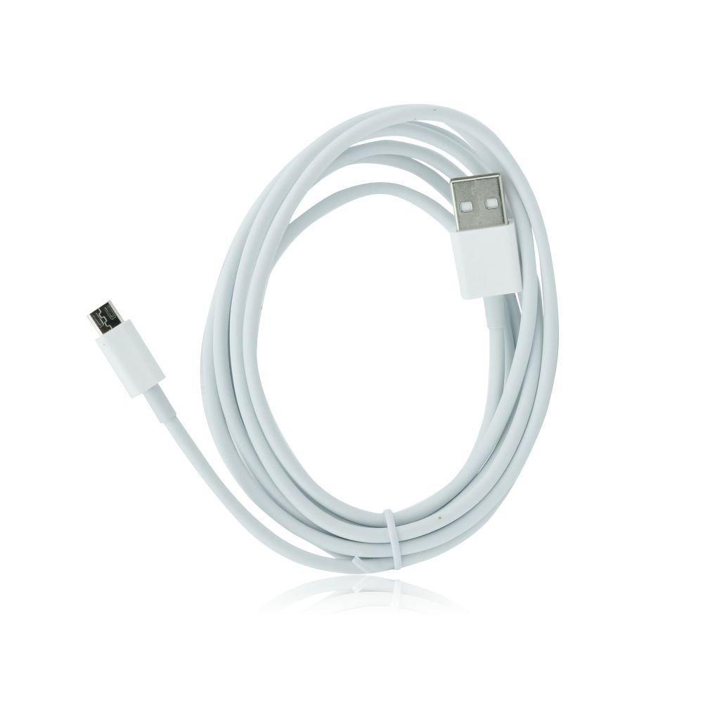 Универсален USB кабел към Micro USB (3 метра) бял - TopMag