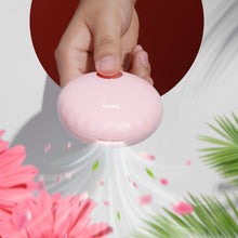 Заредете изображение във визуализатора на галерията – Baseus Flower shell Portable Aromatherapy Diffuser unpleasant odors remover Pink (SUXUN-HB04) - TopMag
