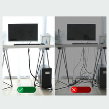 Заредете изображение във визуализатора на галерията – Baseus Rainbow Circle hook and loop Straps to organizing cables 1m Gray (ACMGT-E0G) - TopMag
