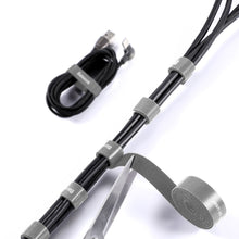 Заредете изображение във визуализатора на галерията – Baseus Rainbow Circle hook and loop Straps to organizing cables 1m Gray (ACMGT-E0G) - TopMag
