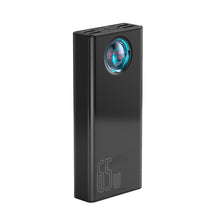Заредете изображение във визуализатора на галерията – Baseus Amblight power bank 65W 30000mAh Overseas Edition black (PPLG000101)
