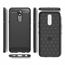 Заредете изображение във визуализатора на галерията – Carbon Case Flexible Cover TPU Case for LG K40 X420 black - TopMag
