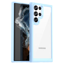 Заредете изображение във визуализатора на галерията – Outer Space Case for Samsung Galaxy S23 Ultra cover with a flexible frame blue

