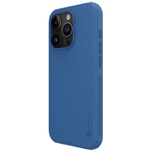 Заредете изображение във визуализатора на галерията – Nillkin Super Frosted Shield Pro iPhone 15 Pro Case - Blue
