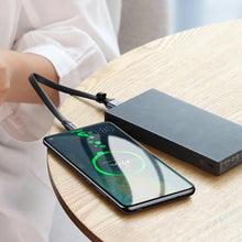Заредете изображение във визуализатора на галерията – Baseus Simple flat cable USB / USB Type C SuperCharge 5A 40W Quick Charge 3.0 QC 3.0 23cm gray (CATMBJ-BG1) - TopMag
