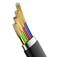 Заредете изображение във визуализатора на галерията – Baseus Simple flat cable USB / USB Type C SuperCharge 5A 40W Quick Charge 3.0 QC 3.0 23cm gray (CATMBJ-BG1) - TopMag

