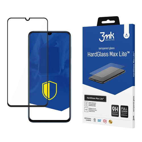Samsung Galaxy A70 Black - 3mk HardGlass Max Lite™ - TopMag