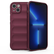 Заредете изображение във визуализатора на галерията – Magic Shield Case case for iPhone 14 Plus elastic armored case in burgundy

