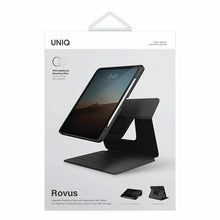 Заредете изображение във визуализатора на галерията – Uniq Rovus case for iPad Pro 11 (2021-2022) / Air 10.9" (2020-2022) - black Magnetic Case
