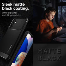 Заредете изображение във визуализатора на галерията – Spigen RUGGED ARMOR GALAXY A14 5G MATTE BLACK
