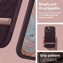 Заредете изображение във визуализатора на галерията – CASEOLOGY PARALLAX IPHONE 13 BURGUNDY
