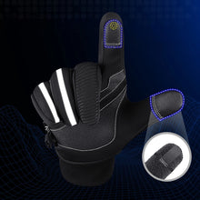 Заредете изображение във визуализатора на галерията – Insulated, non-slip sports phone gloves (size M) - black
