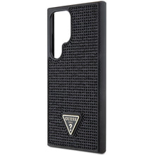 Заредете изображение във визуализатора на галерията – Guess Rhinestone Triangle case for Samsung Galaxy S24 Ultra - black
