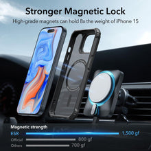 Заредете изображение във визуализатора на галерията – ESR AIR ARMOR HALOLOCK MAGSAFE IPHONE 15 FROSTED BLACK
