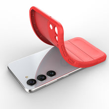 Заредете изображение във визуализатора на галерията – Magic Shield Case for Samsung Galaxy S23 flexible armored cover red
