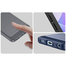 Заредете изображение във визуализатора на галерията – Carbon Case cover for Oppo A57 / A77 / A57s / A57e flexible silicone carbon cover black
